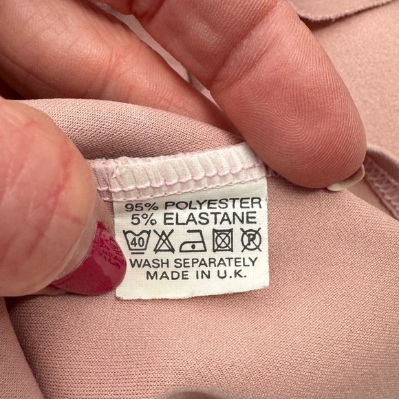 Club London Pink Ruffle Tiered Mini Dress Plus Size 24 US 6XL - Picture 5 of 6